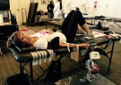 Alexandra gives blood March 2016